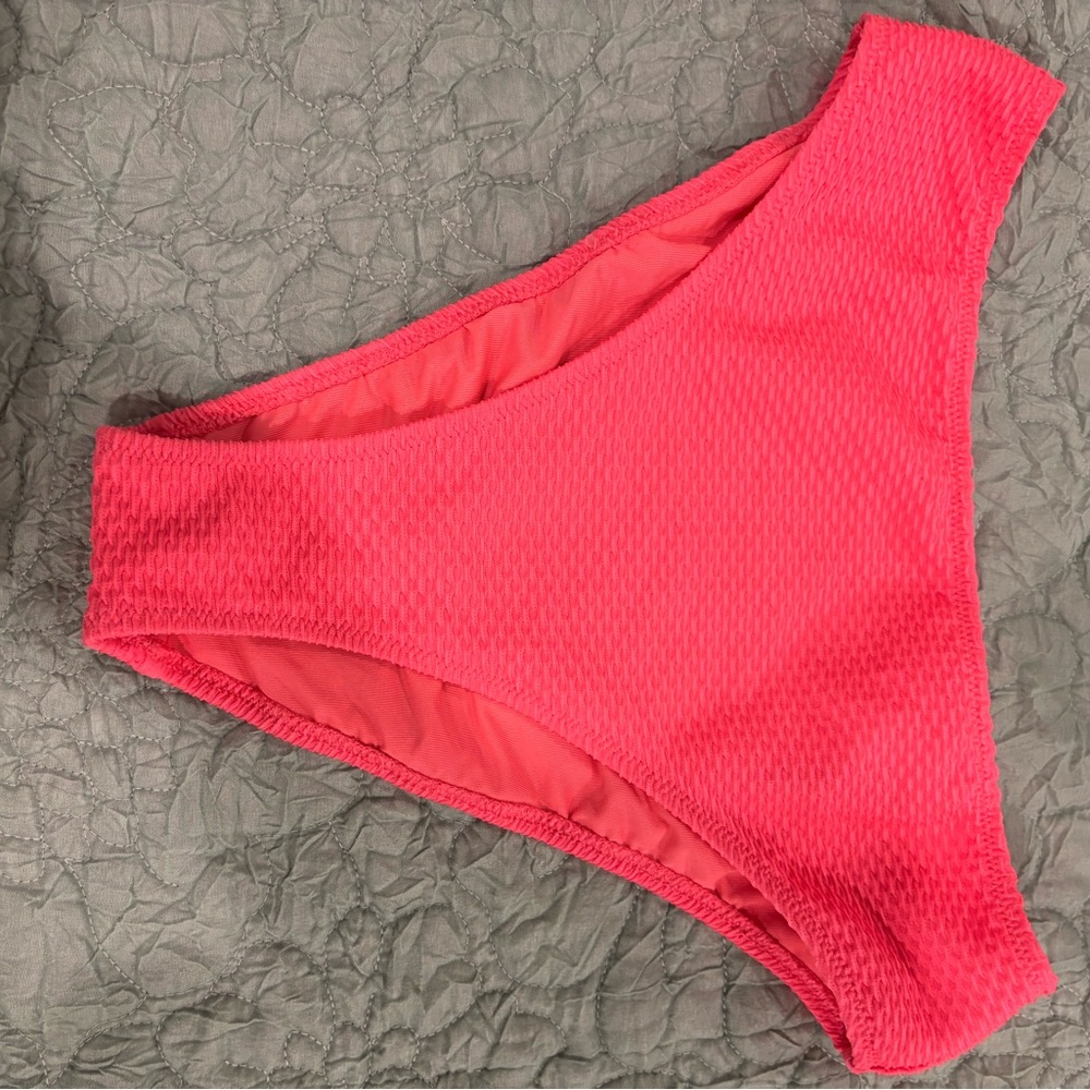 Aerie Vibrant Pink Textured Panty